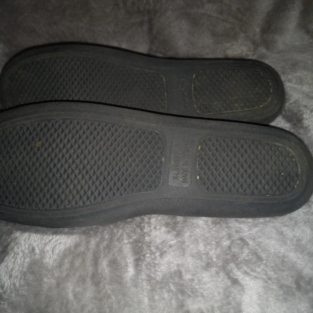 True Religion Men's Slides Slippers GREY Black Horseshoe Logo Soft 13 XL